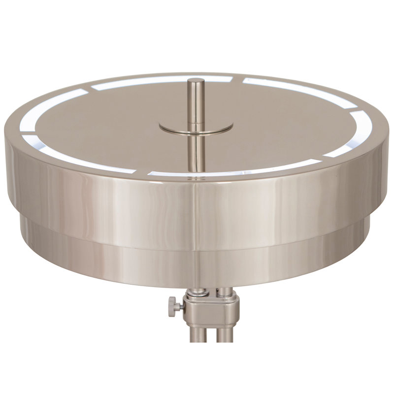 Elliott Table Lamp, Polished Nickel, Metal