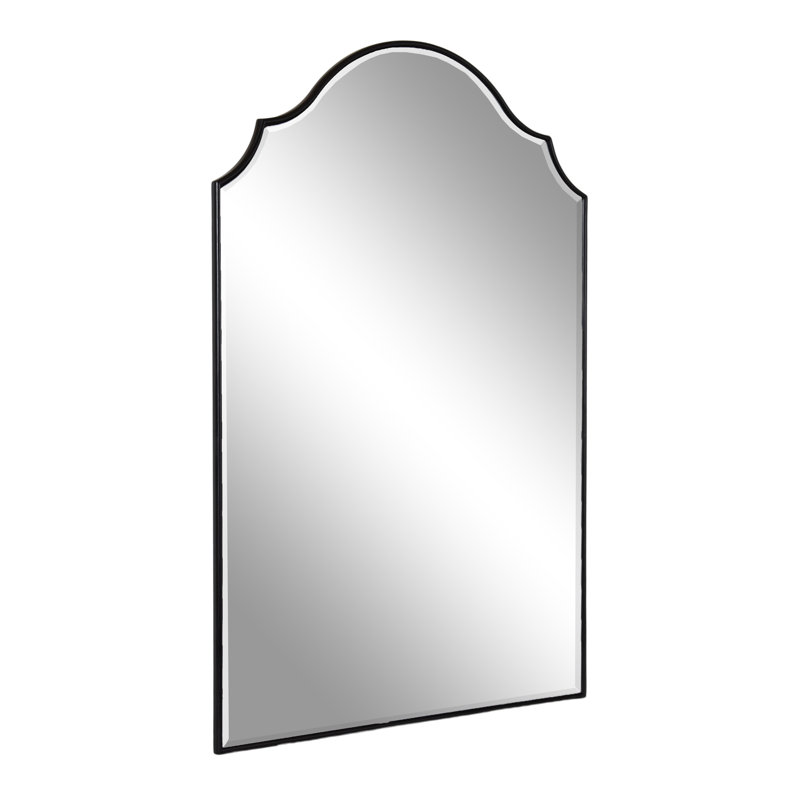 Aleeza Arch Mirror, Black, 36" x 24"