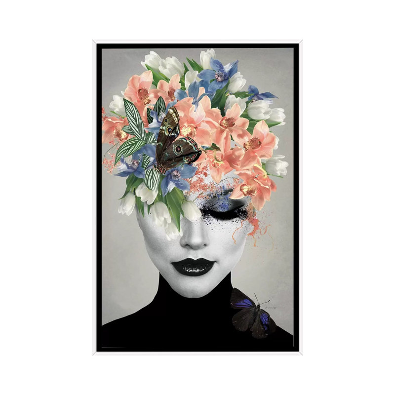 Printemps à Londres par Ana Paula Hoppe-impression d’art graphique, H 26 po x l 18 po x 1,5 po, Toile blanche encadrée