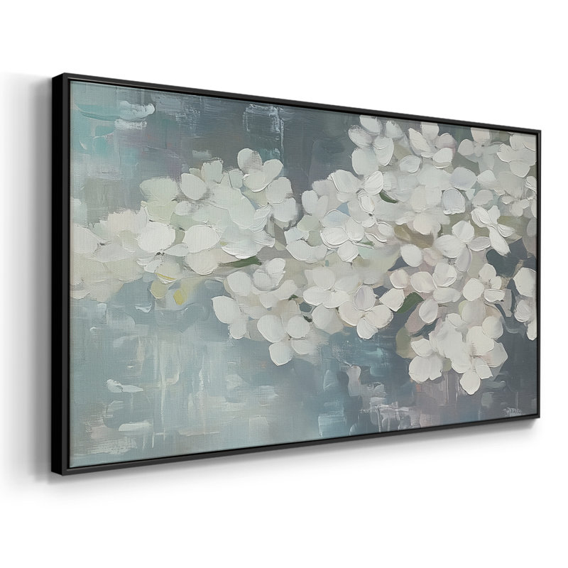 Botanical Series-CCLII- Toile tendue avec châssis tendue, prête à être accrochée, H 21 po x l 41 po, Doré