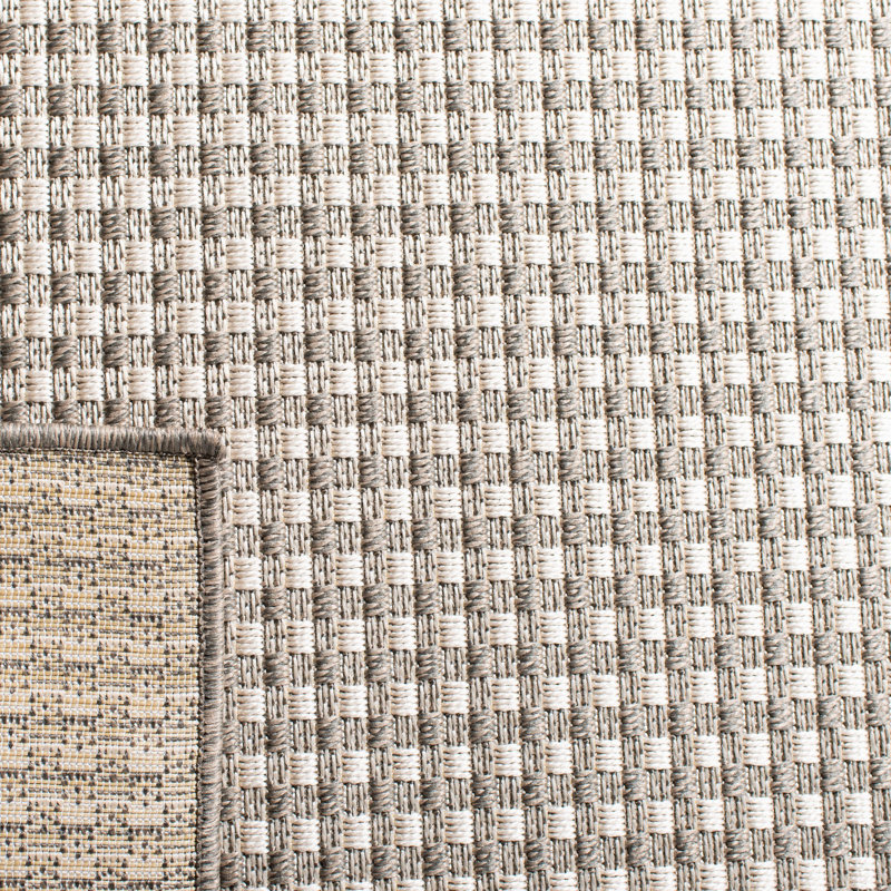 Tapis d'intérieur / extérieur de couleur unie Bhavik 200 Performance, Rond 6 pi 7 po