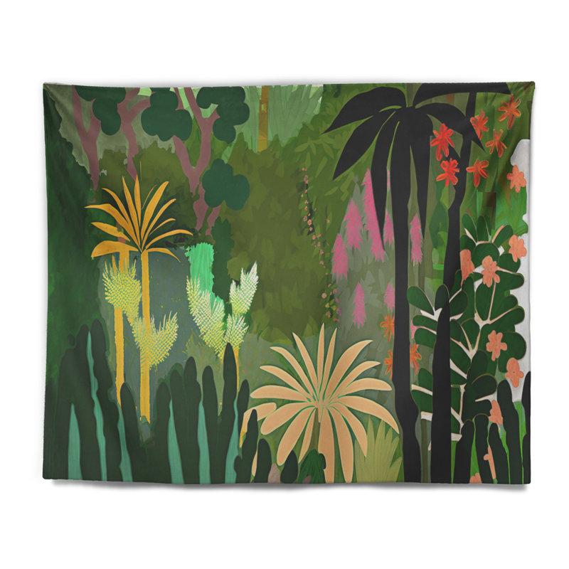 Tapisserie florale en polyester V Flora, H 32 po x l 39 po