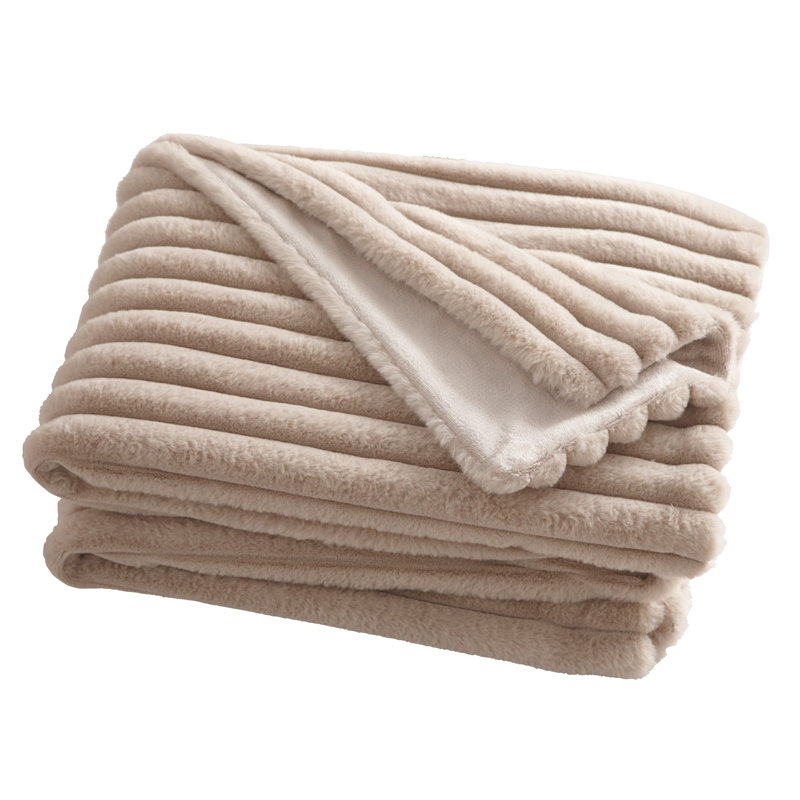 Morritz Throw Blanket, Beige