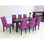 Juno 8 - Person Solid Wood Top Four Leg Dining Set