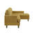 Prado 97" Wide Sofa & Chaise With Solid Wood