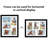 Merranda Americanflat 11x14 Collage Picture Frame - Fits Five 4x6 Photos - Shatter-Resistant Glass - Black