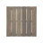 Grey Wood Side Table - Open Slat Top, 19.88 X 14.88 , Slat, 19.88In 15In