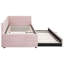 Lit de jour simple rembourré avec couchette-370595049