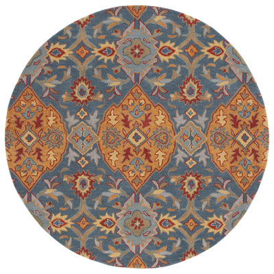 Bastidas Hand Tufted Wool Floral Rug