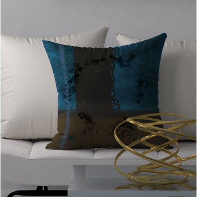 Abstract Throw Pillow