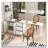 89.7" Wooden Sideboard with Extendable Dining Table and Storage-108973362