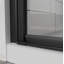 32 po x 72 po Porte de douche pivotante en verre pliable sans cadre 1/4 de pouce (6 mm) Panneau de douche en verre trempé transparent au fini noir, installation réversible