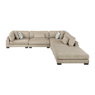 Hanna 5-piece Modular Sectional With Ottoman