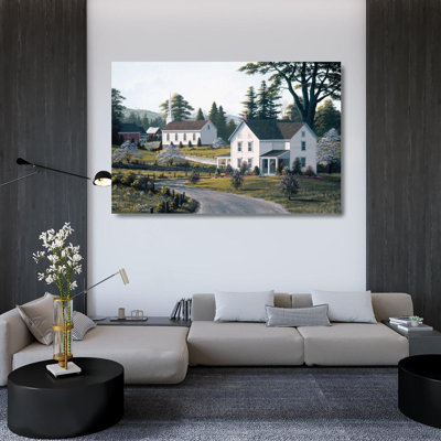 Art sur toile tendue par Red Barrel Studio® Saunders, Bill Gallery: Apple Blossom Time 8685