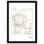 Toilet Seat 1956 Framed Drawing Print-21991443