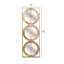 3 miroirs muraux dans un cadre rectangulaire