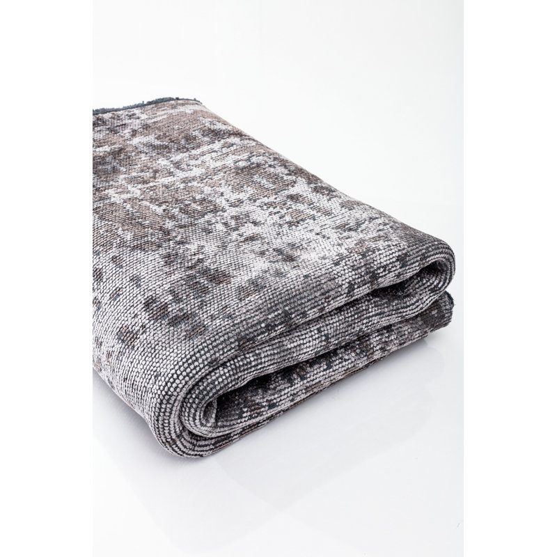 Rapture Gray Abstract Luxury Area Rug, Rectangle 7'10" x 11'2"
