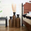 Vases de sol en rotin tissés à la main pour le salon (ensemble de 3)