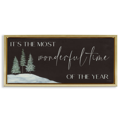Most Wonderful Time Holiday Phrase