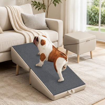 Wooden Foldable Dog Stairs Pet Steps
