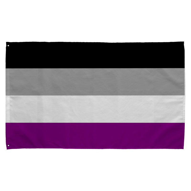 Drapeau de la fierté asexuelle — Drapeau