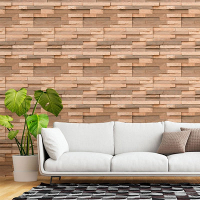 Barnathan Peel & Stick Brick Roll