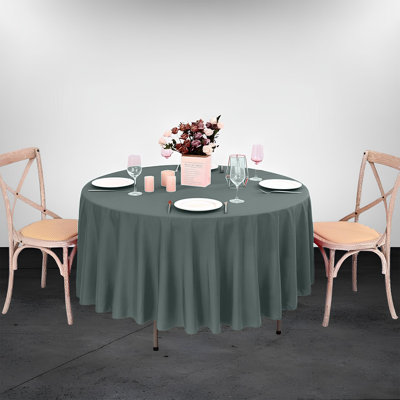 R-1PCBurgundy Polyester Tablecloth