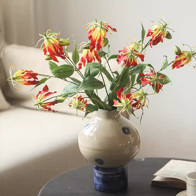 Fire Lily Floral Stems