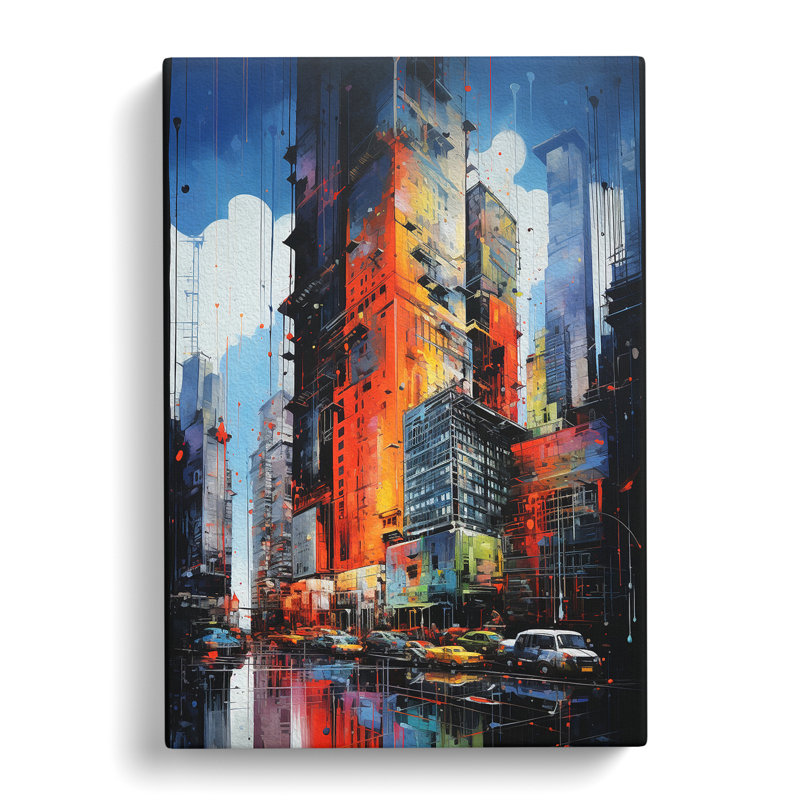 Modern Wall Art - Wrapped Canvas, 50cm H x 35cm W x 3cm D