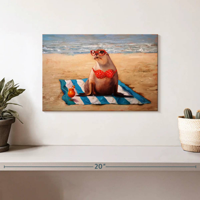 Brampt Beached, 8" H x 12" W