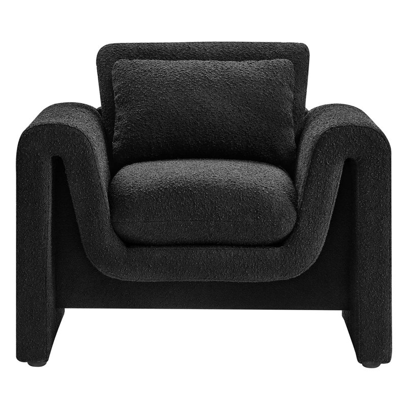 Modway Waverly Armchair, Black
