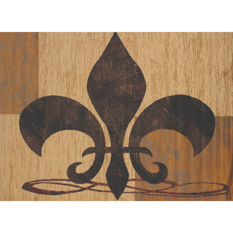 Tapis brun / noir Papillion Valiant, Tapis de couloir : 1 pi 11 po x 7 pi 2 po
