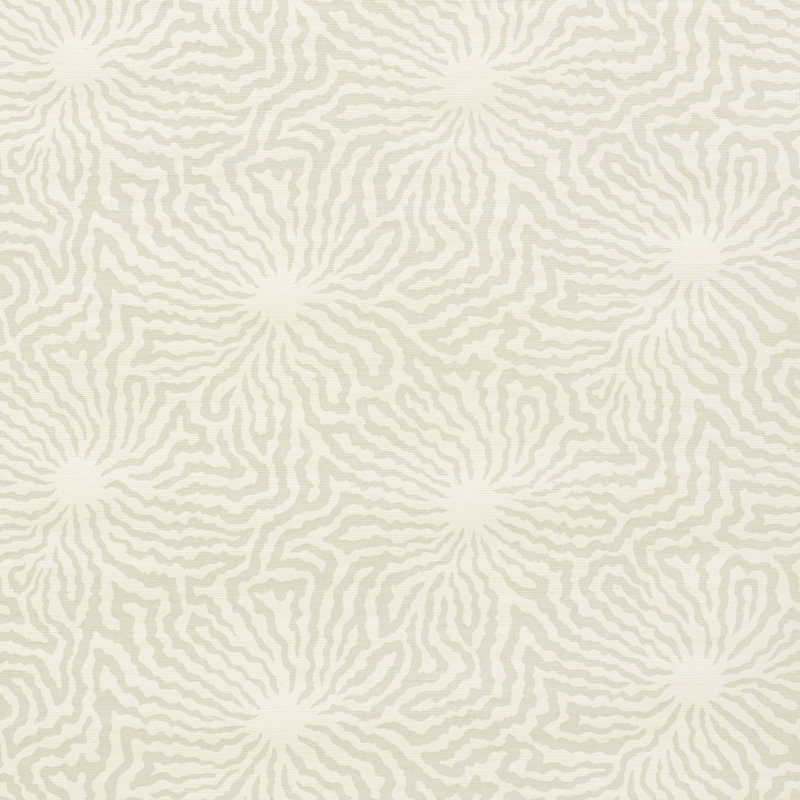 Papier peint Schumacher x Celerie Kemble, Brume blanc cassé