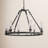 Magana 6-Light Wagon Wheel Chandelier