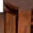 Middlewich 4 Piece Set 20"H Brown Mango Wood Tall Accent Tables and a Solid Frame for a Stylish Addition to Your Home