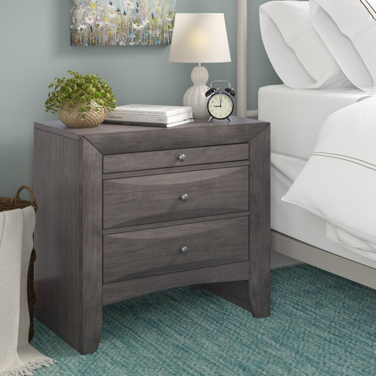 Gabrielson 2 - Drawer Nightstand in Gray