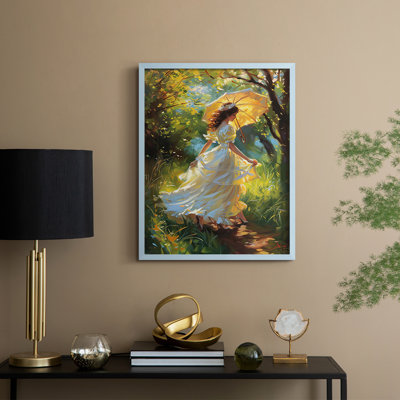 «WOMEN Series Dccxxxxx», reproduction encadrée - bois massif