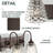 3-Light Dimmable Vanity Light With Geometric Patterned Glass-125104600