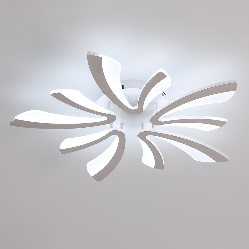 5-Light LED Modern Creative Ceiling Lamp Warm Light, 6500K