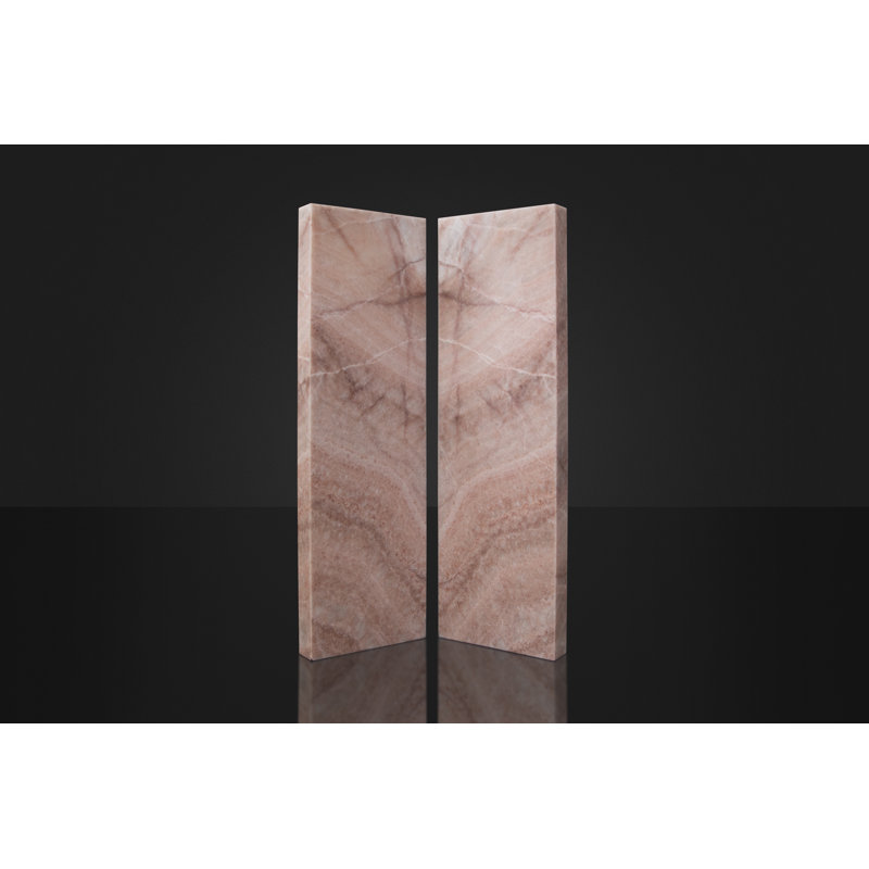 2 - Light Flush Mounted Sconce, Pink