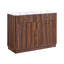 Ensemble de meuble-lavabo double 48 po avec lavabo et 2 armoires de rangement 48 po-125286364