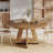 47" Round Farmhouse Dining Table-45727709