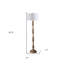 Lampe sur pied 62 po Rustic Taupe