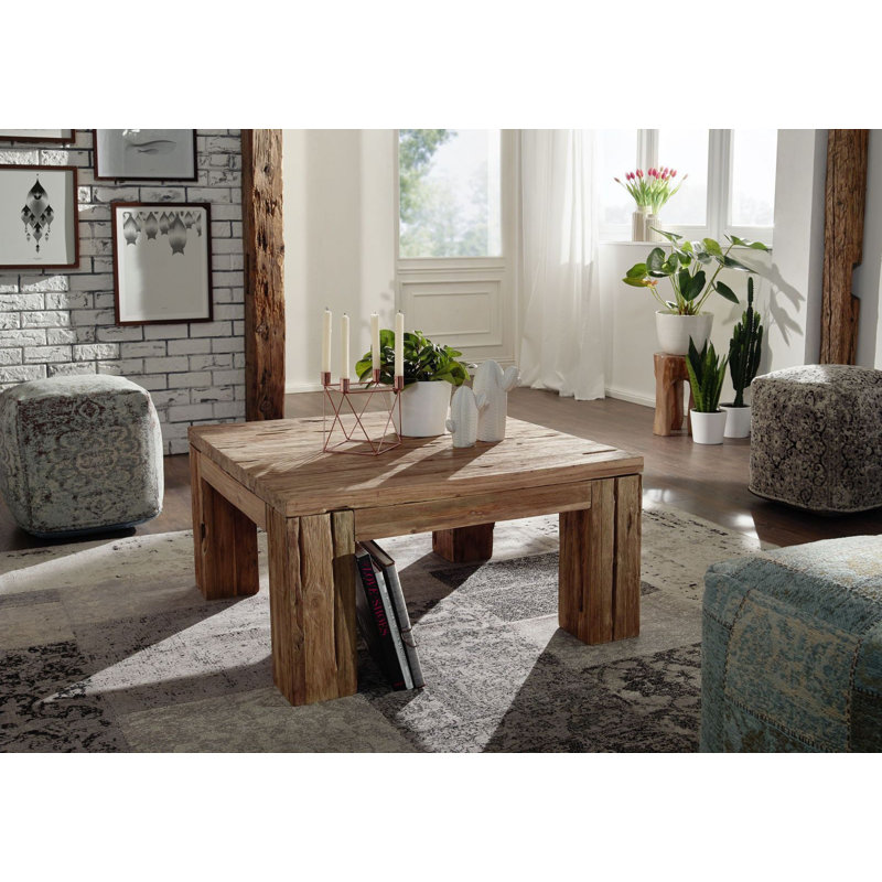Bassano Solid Wood Four Leg Coffee Table