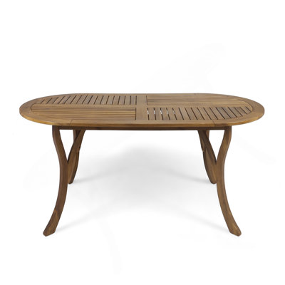Acacia Wood 70" Dining Table
