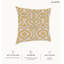 Housse de coussin géométrique en polyester