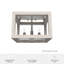 Plafonnier encastré 4 lumières Squire Manor