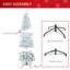 Arbre de Noël artificiel enneigé avec 250 lumières DEL et 462 pointes préinstallées-512252801