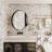 Wall round Mirror with Adjustable Shelves-1114742870