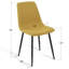 Chaises d'appoint de salle à manger rembourrées en tissu-380214361